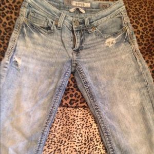 Men's Buckle Black Aidan Jeans! Size 26S